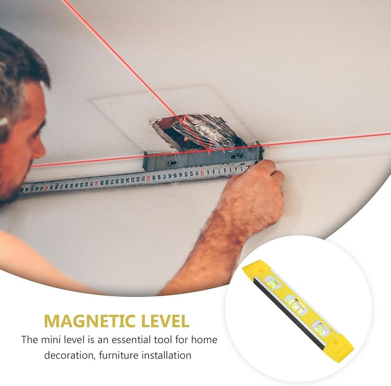 Aluminum Alloy Magnetic Mini Bubble Level High Precision Portable Leveling Tool - Image 3